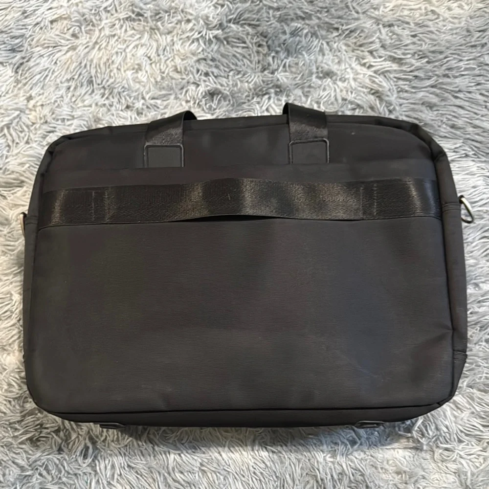 Black Briefcase with Sleek Design and Durable Material